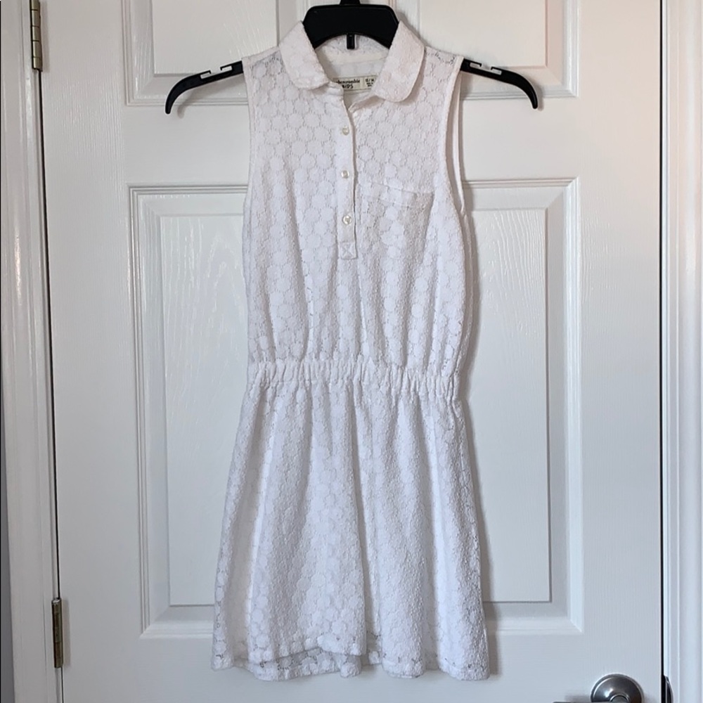 White Abercrombie Girl’s Dress